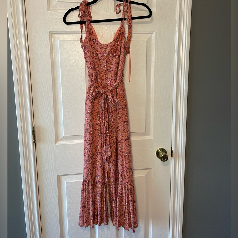 J Crew Floral Print Midi Dress Size 00